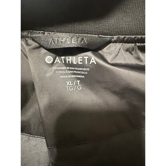 New with Tags Athleta Flex Bomber Jacket Black – XL/T (Tall) Water Repellent - Picture 6 of 7
